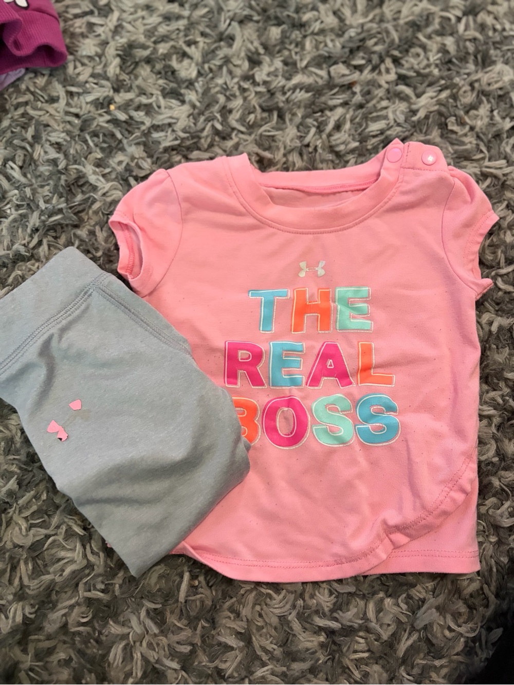 Under Armour Pink Baby Girl Bottoms